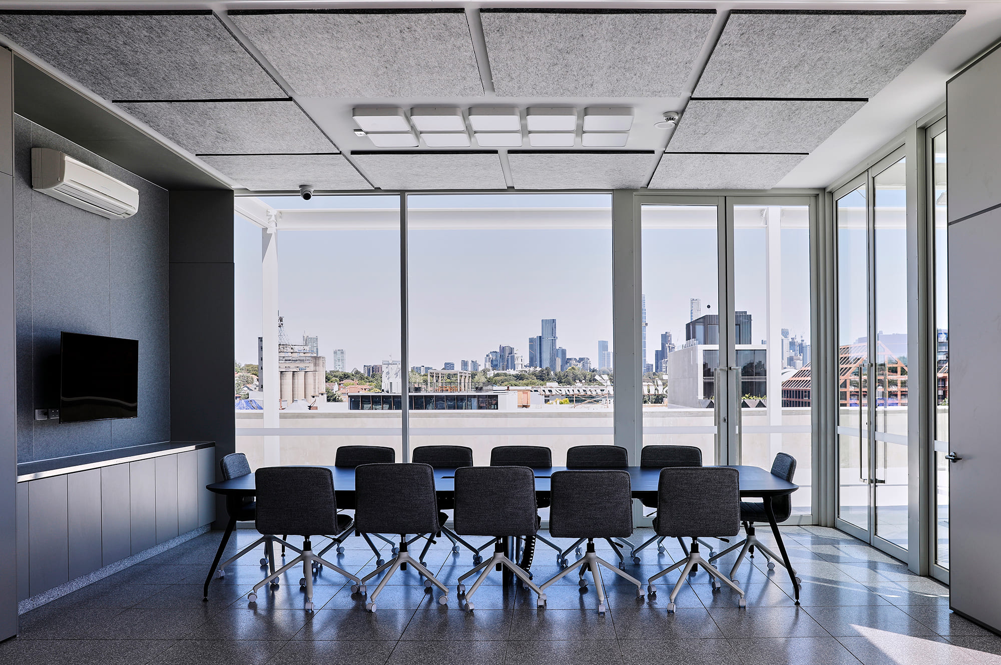 Rooftop board room with incredible views